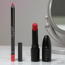 Kit lápis labial vermelho e batom vermelho Océane Edition (2 Produtos)