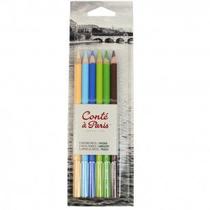 Kit Lápis Pastel Conté à Paris 6 Cores Paisagem Kit Lápis Pastel Conté à Paris 6 Cores Paisagem