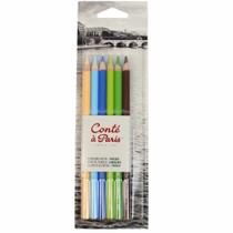 Kit Lápis Pastel Seco Conté À Paris Com 6 Cores Paisagem