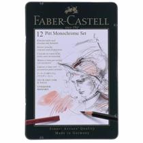 Kit lápis Pitt Monochrome Set Faber-Castell