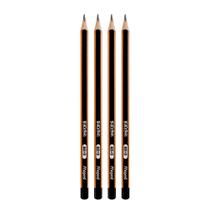 Kit Lápis Preto 6B Black Peps Triangular Ergonômico (4 - 8 ou 12) Unidades à Escolher - Maped Papelaria Escrita