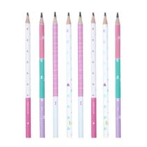 Kit Lápis Preto HB Estampado Coração Soul S2 c/ Borracha (Sortidos) - BRW Kit Lápis Preto HB Estampado Coração Soul S2 c/ Borracha (Sortidos) - BRW