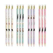 Kit Lápis Preto Redondo nº2 Estampado Gatinhos Purrfect Cats c/ Borracha 4, 8 ou 12 Unidades Sortidas Tilibra Kit Lápis Preto Redondo nº2 Estampado Gatinhos Purrfect Cats c/ Borracha 4, 8 ou 12 Unidades Sortidas Tilibra