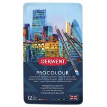 Kit Lápis Profissional Derwent Procolour 12 Cores Kit Lápis Profissional Derwent Procolour 12 Cores