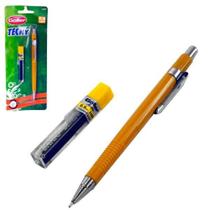 Kit lapiseira 0.9mm com tubo de grafite papelaria de alta qualidade