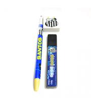 Kit Lapiseira 2.0mm Santos FC Borracha e Grafites