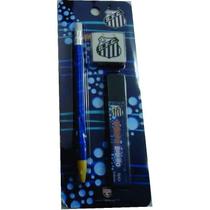 Kit lapiseira 2mm + grafites + borracha - santos Kit lapiseira 2mm + grafites + borracha - santos