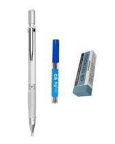 Kit Lapiseira Cis TECTRIX 2.0mm Prata + Grafite + Borracha