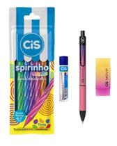 Kit Lapiseira Move 0.7mm RS/RX + Spirinho, Borracha, Grafite