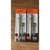 Kit Lapiseira Técnica OEM Jocar Office 0.7mm Hexagonal com Tubo 12 Grafites para Desenho Dourada