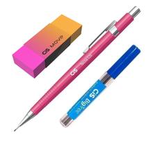 Kit Lapiseira Tecnocis 0.5mm Rosa + Grafite + Borracha Move Kit Lapiseira Tecnocis 0.5mm Rosa + Grafite + Borracha Move