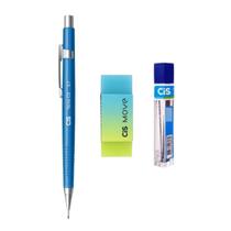Kit Lapiseira Tecnocis AZUL C-207 0.7mm + Borracha + Grafite
