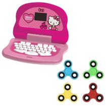 Kit Laptop Infantil Educativo Candide Hello Kitty Tech Bilíngue + 1 Fidget Spinner Kit Laptop Infantil Educativo Candide Hello Kitty Tech Bilíngue + 1 Fidget Spinner