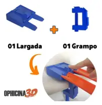 Kit Largada Dupla + Grampo De Mesa Para Pistas Hot Wheels Kit Largada Dupla + Grampo De Mesa Para Pistas Hot Wheels