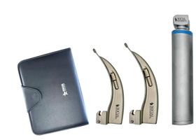 Kit Laringoscópio Adulto Aço Inoxidavel LED Social Instrumentos Kit Laringoscópio Adulto Aço Inoxidavel LED Social Instrumentos