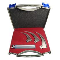 Kit Laringoscópio Com 3 Laminas