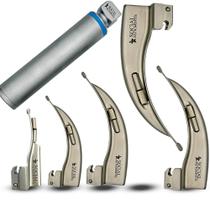 Kit Laringoscópio com 6 Lâminas Social Instrumentos