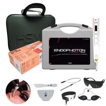 Kit Laser Endophoton Lite KLD 660nm 808nm Completo Fotobiomodulação Estética Terapêutica Luva Sem Pó P Kit Laser Endophoton Lite KLD 660nm 808nm Completo Fotobiomodulação Estética Terapêutica Luva Sem Pó P