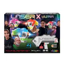 Kit Laser Tag Laser X Revolution Blaster - Pacote com 4 Blasters