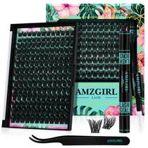 Kit Lash Clusters AMZGIRL LASH 168 unidades à prova d'água 10-18 mm