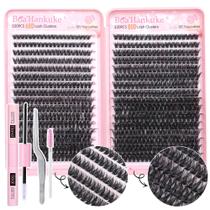 Kit Lash Clusters Boahankuke D Curl Volume, extensão de cílios Kit Lash Clusters Boahankuke D Curl Volume, extensão de cílios