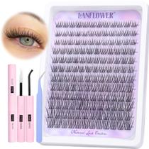 Kit Lash Clusters Lanflower Natural Wispy Waterproof 144 unidades