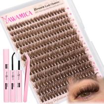 Kit Lash Clusters Yawamica Brown Fluffy Lash Extension 10-16mm Kit Lash Clusters Yawamica Brown Fluffy Lash Extension 10-16mm