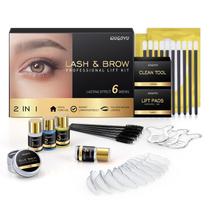 Kit Lash Lift Kit de laminação de sobrancelhas WUGOYU Professional 2 em 1