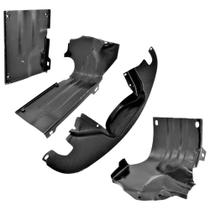Kit Lata Chapa Protetora Tampa Proteção Defletor Capa De Tucho Cilindros + Saia Frontal Motor VW Fus
