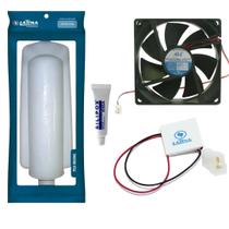 Kit Latina P355 + Ventoinha 12v + Pasta Termica + Peltier Kit Latina P355 + Ventoinha 12v + Pasta Termica + Peltier