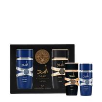 Kit Lattafa Asad 5th Anniversary Edition Masculino - Eau de Parfum 2x100ml