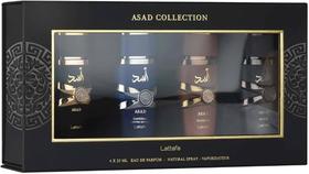 Kit Lattafa Asad Collection Masculino - Eau de Parfum 4x25ml