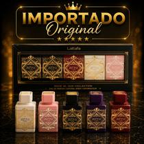 Kit Lattafa Mini Badee Al Oud Collection 5 Miniaturas Eau de Parfum Importado Original
