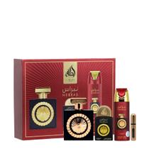 Kit Lattafa Nebras Unissex - Eau de Parfum 100ml + 20ml + Desodorante 200ml