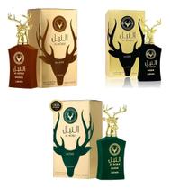 Kit Lattafa: Perfume Al Noble Wazeer 100ml + Perfume Al Noble Safeer 100ml + Perfume Al Noble Ameer