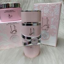 Kit Lattafa Yara Rosa Perfume + Pasta hidratante