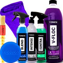 Kit Lava Autos Neutro V-Floc Limpador Sintra Fast Revitalizador Intense Blend Spray Vonixx