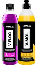 Kit Lava Autos Vonixx VFloc Neutro VMol Desincrustante Limpeza Suave e Profunda Kit Lava Autos Vonixx VFloc Neutro VMol Desincrustante Limpeza Suave e Profunda