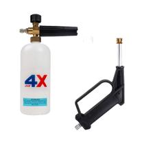 Kit Lava Jato com Lança Espuma Hydronlubz JHF 4X - MB 143