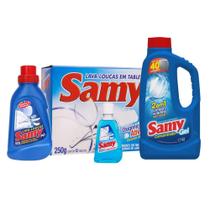 Kit Lava Louça Detergente Samy com 4 Produtos por Kit
