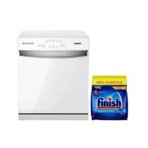 Kit Lava-Louças Brastemp 8S Branca BLF08BB e Detergente Pó Finish 700g Kit Lava-Louças Brastemp 8S Branca BLF08BB e Detergente Pó Finish 700g