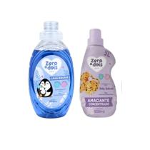 Kit Lava Roupas + Amaciante Delicado Bebê Baby Zero a Dois