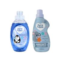 Kit Lava Roupas + Amaciante Suave Bebê Baby Zero a Dois Kit Lava Roupas + Amaciante Suave Bebê Baby Zero a Dois