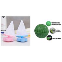 Kit Lava Roupas Bolinha mais Coletor Fiapos