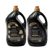 Kit Lava-Roupas Líquido Coala Laundry 5L Chá Branco + 5L Orquídea Negra Limpeza Profunda e Alto Rendimento Kit Lava-Roupas Líquido Coala Laundry 5L Chá Branco + 5L Orquídea Negra Limpeza Profunda e Alto Rendimento