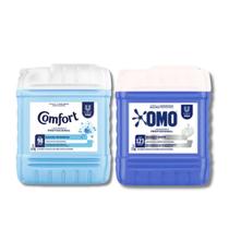 Kit Lava Roupas Omo Perfect White 7L + Amaciante Comfort 7L Kit Lava Roupas Omo Perfect White 7L + Amaciante Comfort 7L