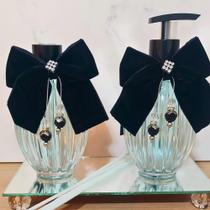 Kit Lavabo Aromatizador Varetas + Sabonete Liquido - Aroma Vanilla Dreams 300ml + Bandeja espelho