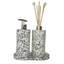 Kit lavabo Bali em Granilite cor Papa-capim ConcretAM