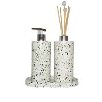 Kit lavabo Bali em Granilite cor Tiê ConcretAM
