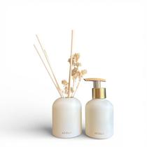 Kit Lavabo Bambu Chines (Difusor E Sabonete) Acqua Aroma Kit Lavabo Bambu Chines (Difusor E Sabonete) Acqua Aroma